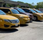 a group of taxi